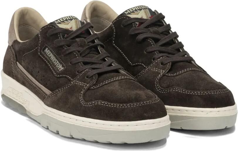 Musto Sneakers met suède vlak Bruin - Foto 3