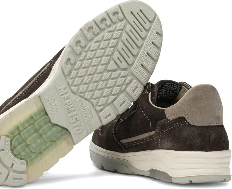 Musto Sneakers met suède vlak Bruin - Foto 2