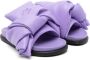 Nº21 Kids Slippers met geknoopt detail Paars - Thumbnail 1