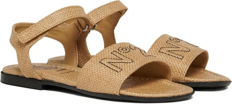 Nº21 Kids Sandalen met geborduurd logo Beige