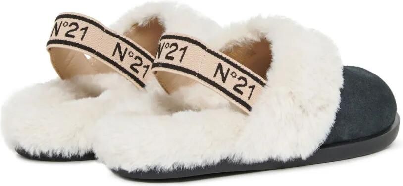 Nº21 Kids Slingback schoenen met afwerking Blauw - Foto 4