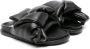 Nº21 Kids Gewatteerde slippers met gedraaid detail Zwart - Thumbnail 1