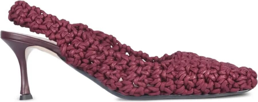 Nº21 Leren pumps Rood