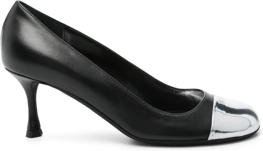 Nº21 Leren pumps Zwart