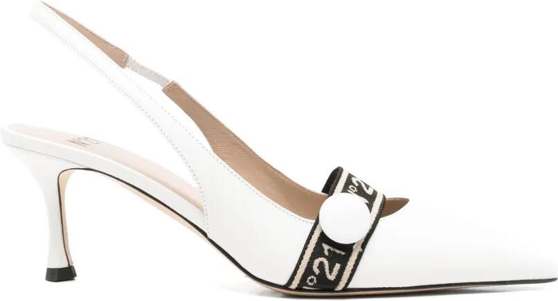 Nº21 Pumps met bandje Wit