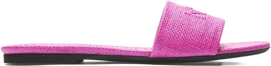 Nº21 Sandalen met logo-reliëf Roze