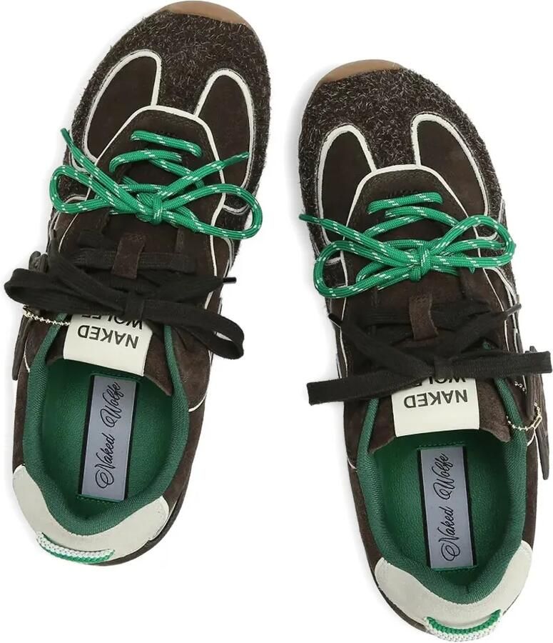 NAKED WOLFE Ace sneakers met vlakken Bruin - Foto 2