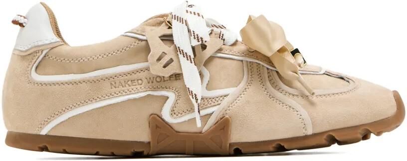 NAKED WOLFE Adorad sneakers met veter Beige