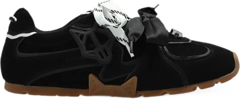 NAKED WOLFE Adored bow-detail sneakers Zwart