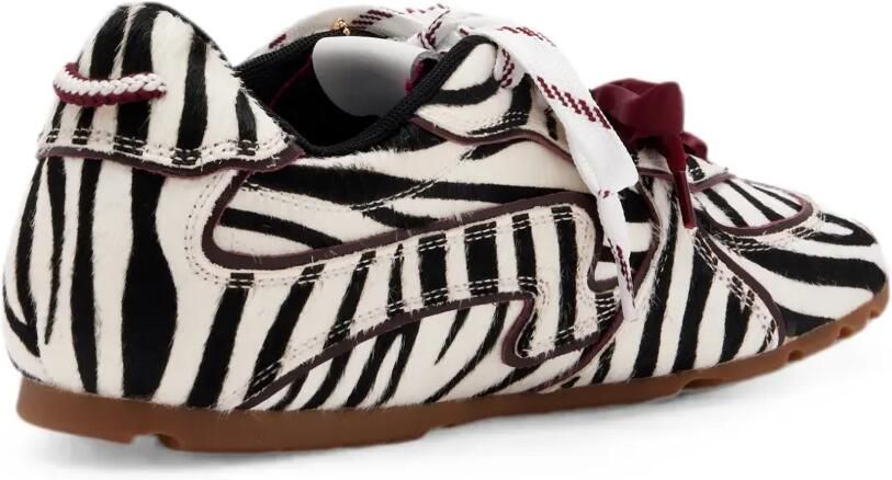 NAKED WOLFE Adored sneakers met zebraprint Wit - Foto 4