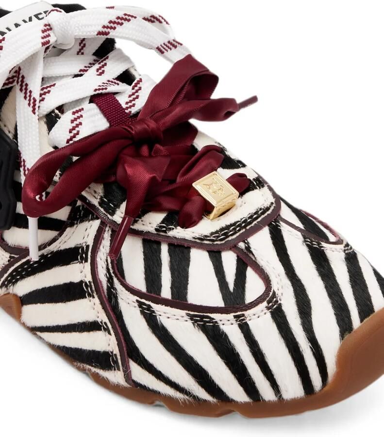 NAKED WOLFE Adored sneakers met zebraprint Wit - Foto 2