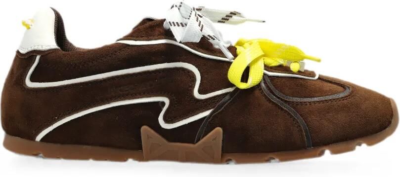 NAKED WOLFE Adored suède sneakers Bruin