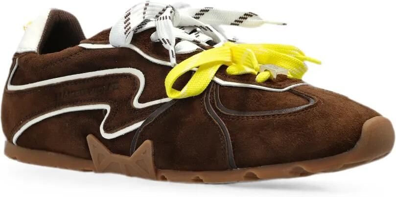 NAKED WOLFE Adored suède sneakers Bruin - Foto 4