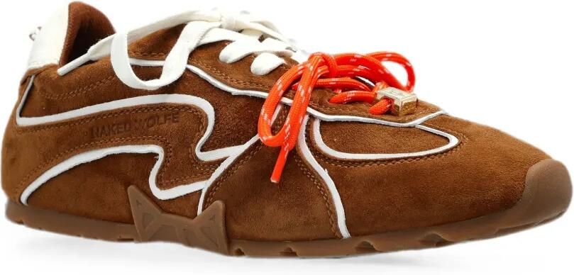 NAKED WOLFE Adored suède sneakers Bruin - Foto 5