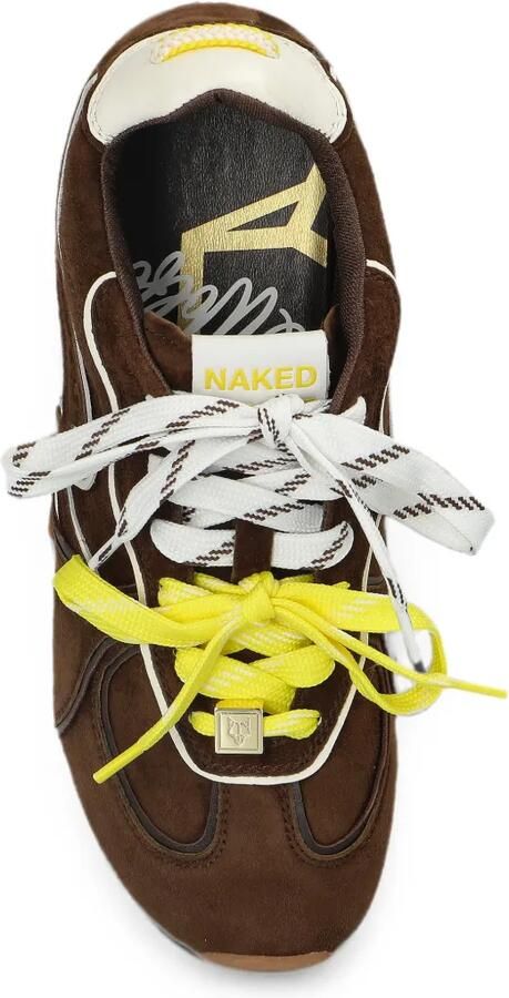 NAKED WOLFE Adored suède sneakers Bruin - Foto 3