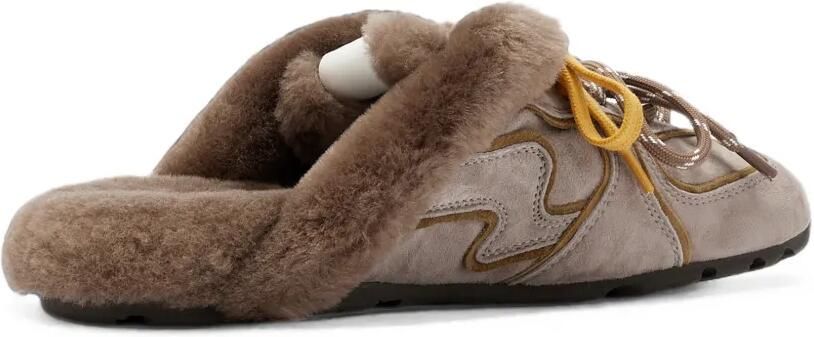 NAKED WOLFE Adorn suède muiltjes Beige - Foto 4