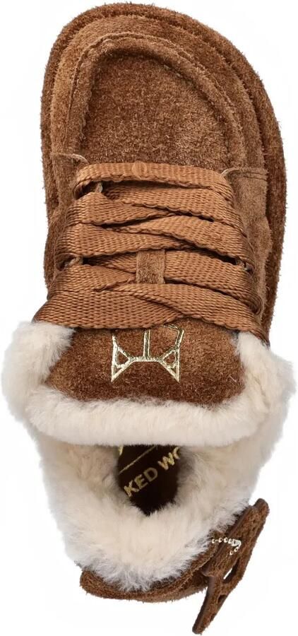 NAKED WOLFE Beau sneakers met plateauzool Bruin - Foto 4
