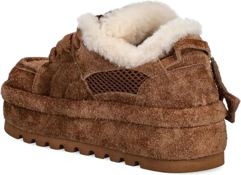 NAKED WOLFE Beau sneakers met plateauzool Bruin - Foto 3