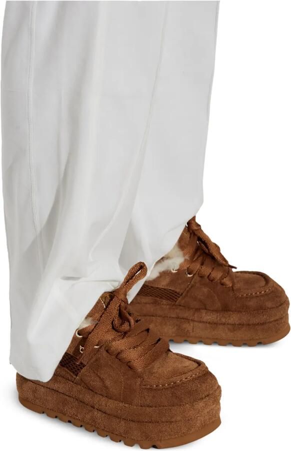 NAKED WOLFE Beau sneakers met plateauzool Bruin - Foto 2