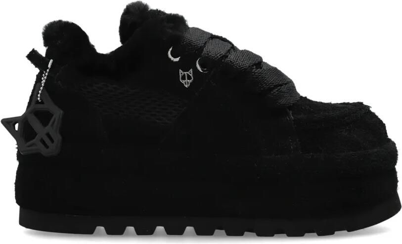 NAKED WOLFE Beau sneakers met plateauzool Zwart