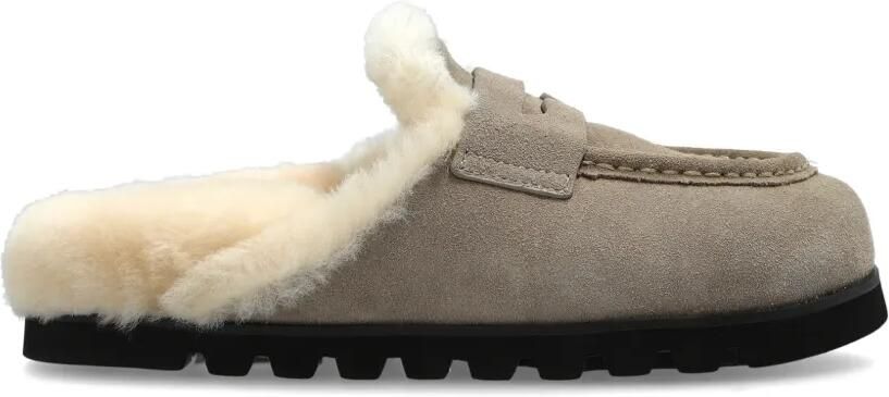 NAKED WOLFE Corded loafers met lammy-voering Beige - Foto 5