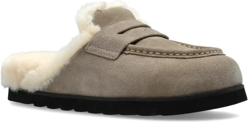 NAKED WOLFE Corded loafers met lammy-voering Beige - Foto 4