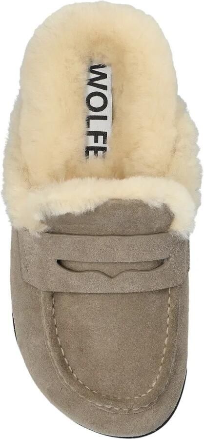 NAKED WOLFE Corded loafers met lammy-voering Beige - Foto 2