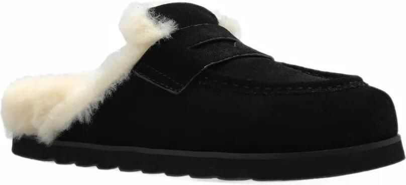 NAKED WOLFE Corded loafers met lammy-voering Zwart