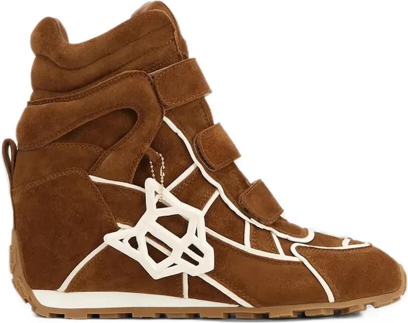NAKED WOLFE Element suede sneakers Bruin