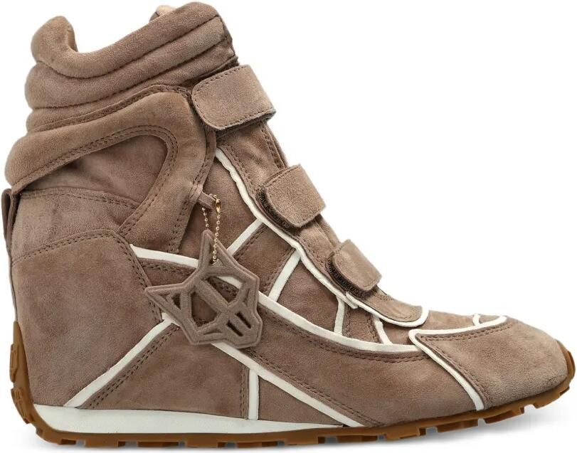 NAKED WOLFE Element sneakers met klittenband Beige - Foto 3