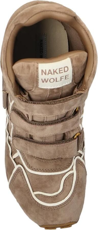 NAKED WOLFE Element sneakers met klittenband Beige - Foto 4