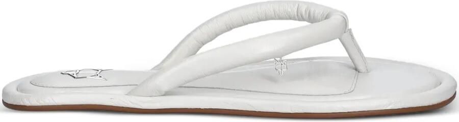 NAKED WOLFE Grenada leren sandalen Wit
