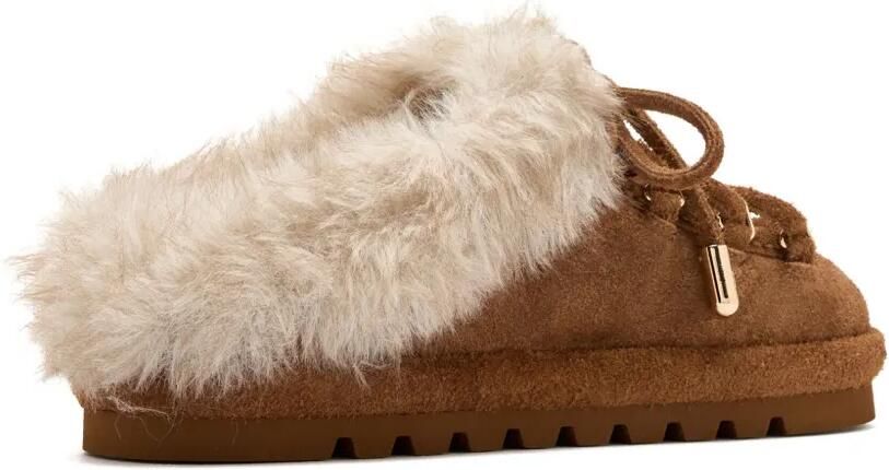 NAKED WOLFE Harlow suède slippers Bruin - Foto 4