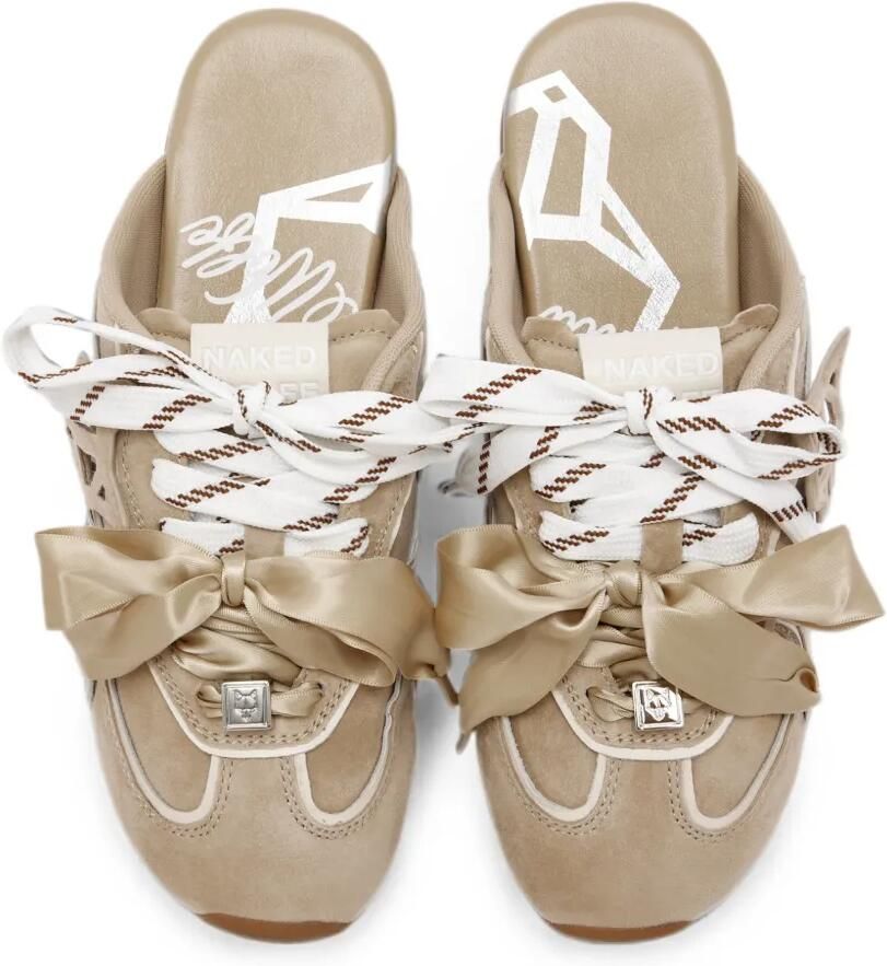 NAKED WOLFE Loafers met strikdetail Beige - Foto 3