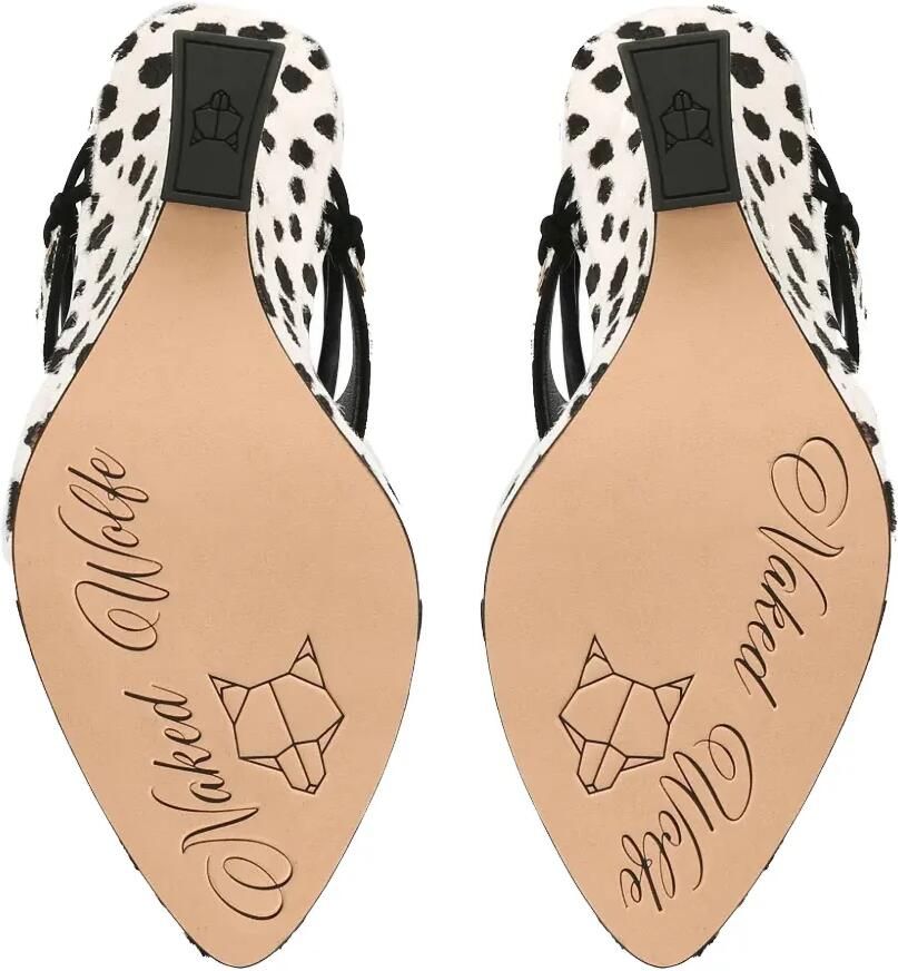 NAKED WOLFE Rampage dalmatian-print pumps Wit - Foto 2