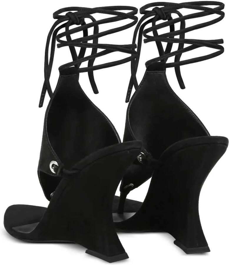 NAKED WOLFE Rampage pumps met sleehak en veters Zwart - Foto 3