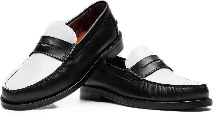 NAKED WOLFE Riviera kalfsleren loafers Zwart