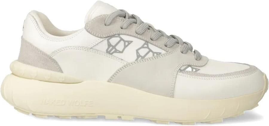 NAKED WOLFE Sneakers met chunky zool Beige