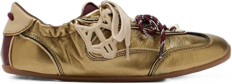 NAKED WOLFE Soul metallic sneakers Goud