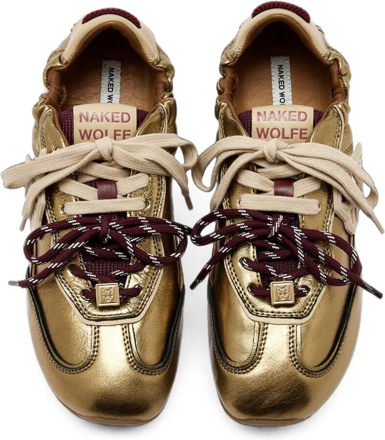 NAKED WOLFE Soul metallic sneakers Goud - Foto 2