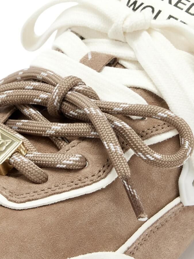 NAKED WOLFE Soul sneakers met lammy afwerking Beige - Foto 3