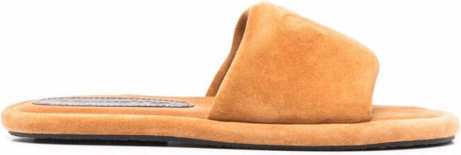 Nanushka Leren sandalen Geel - Foto 1