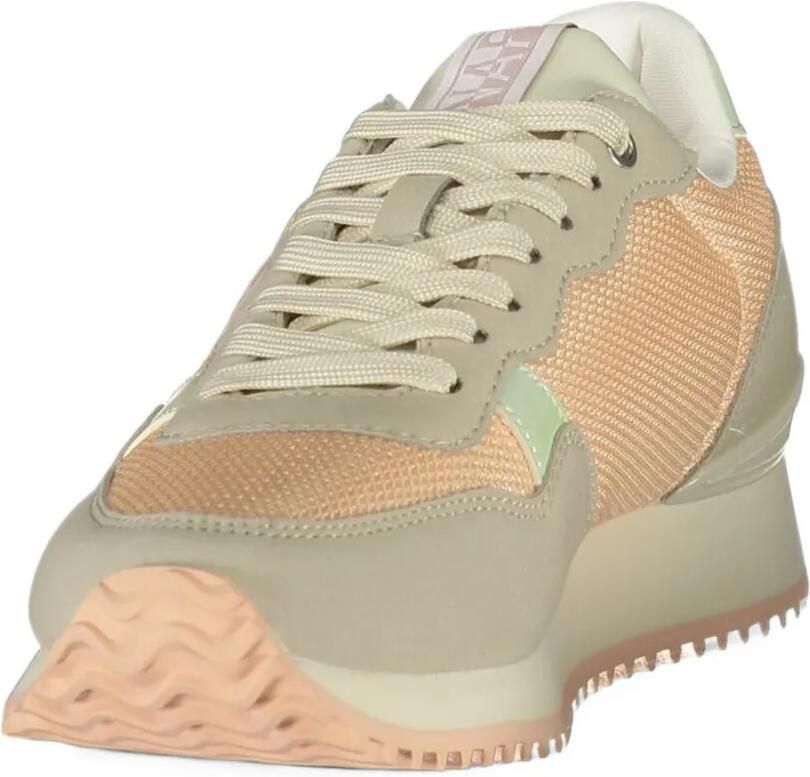 Napapijri Astra logo-print panelled sneakers Roze - Foto 2