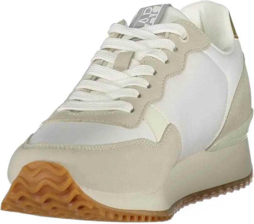 Napapijri Astra logo-print panelled sneakers Wit - Foto 2