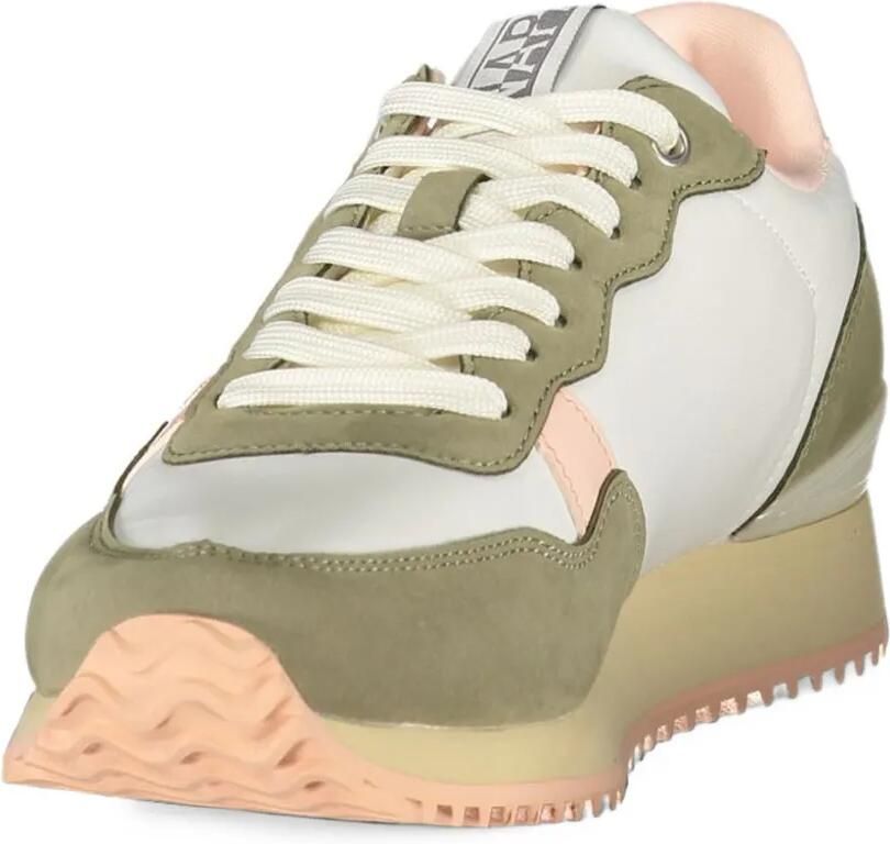 Napapijri Astra logo-print panelled sneakers Wit - Foto 2