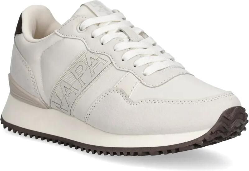 Napapijri Astra logo-tape panelled sneakers Wit - Foto 3
