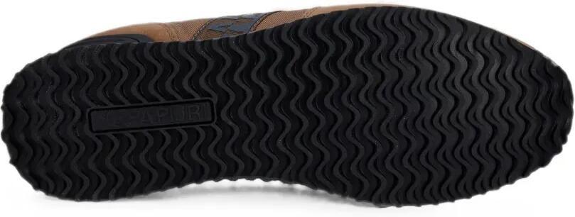 Napapijri Cosmos sneakers met vlakken en logo-patch Bruin - Foto 5