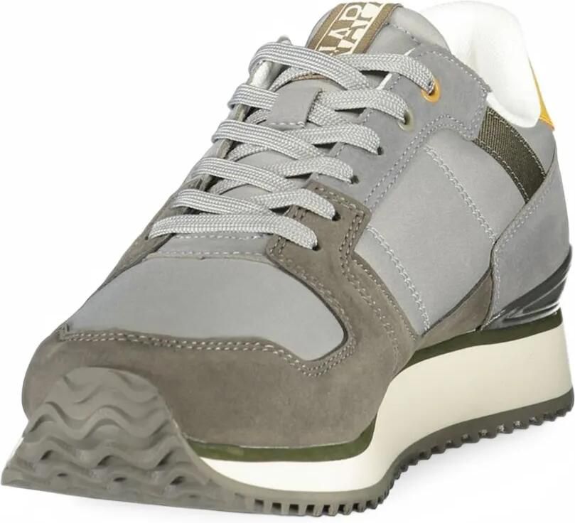 Napapijri Cosmos logo-patch panelled sneakers Grijs - Foto 2