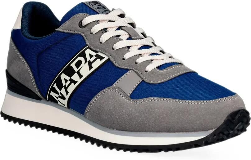 Napapijri Cosmos logo-print sneakers met vlakken Blauw - Foto 2