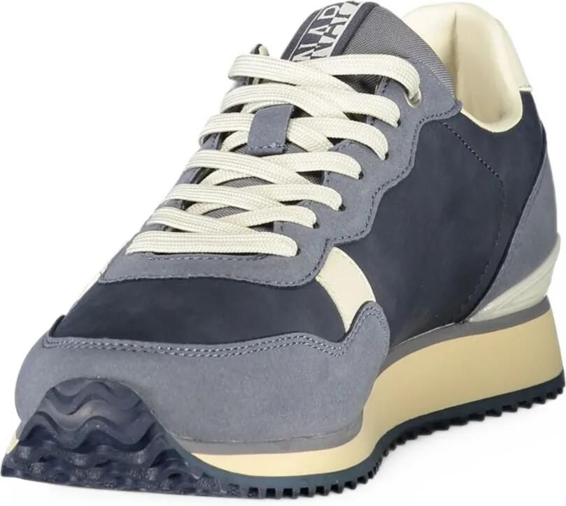 Napapijri Cosmos logo-print panelled sneakers Blauw - Foto 2